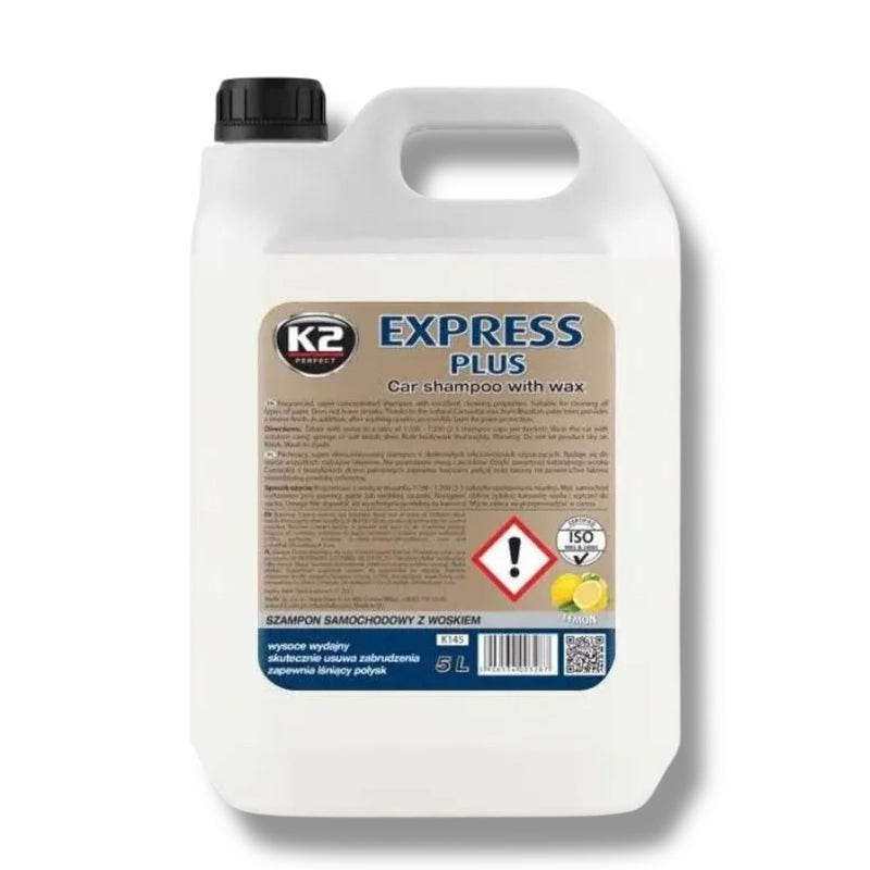 5L K2 EXPRESS PLUS – CHAMPÔ AUTOMÓVEL CONCENTRADO COM CERA